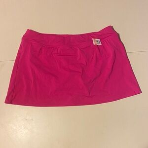 Lands' End Women's Pink Swim Skirt